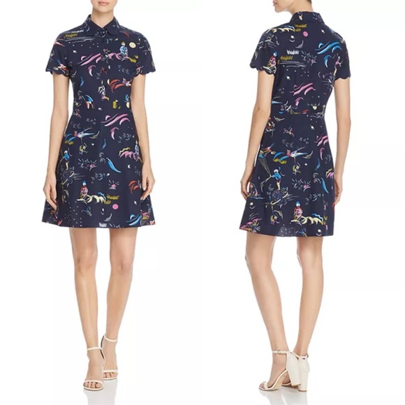 Tory Burch Dresses & Skirts - Tory Burch Navy Multicolor Printed Polo Mini Dress
